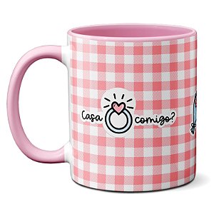 Caneca Namorados Apaixonados Casa Comigo? Diz Que Sim!!!