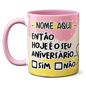 Caneca Flork Meme - Aniversário - Rep Bardei Tiu Iu