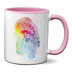 Caneca Criativa Digital Gay Colorida Presente LGBTQIA+
