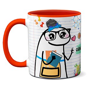 Caneca Professora De Ciências/Biologia Liguem O Datashow