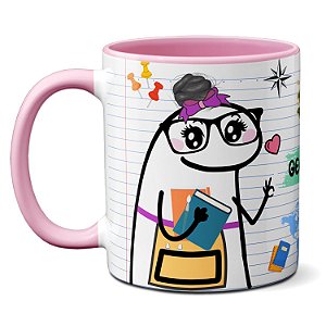 Caneca Professora De Geografia Prova Fácil Pra Quem Estudou