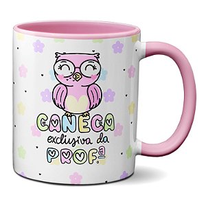 Caneca Exclusiva Da Professora Presente Coruja Fofa