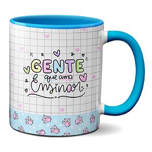 Caneca Presente Dia Dos Professores Gente Que Ama Ensinar