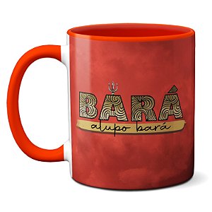 Caneca Orixá Bará Mensageiro Dos Orixás Alupo Bará Presente