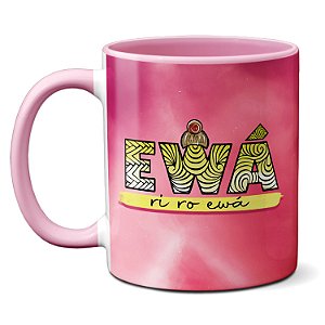 Caneca Orixá Ewá Ri Ro Ewá Deusa Da Intuição E Vidência