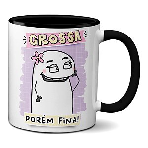 Caneca Flork Meme Engraçada Grossa Porém Fina Presente Fofo