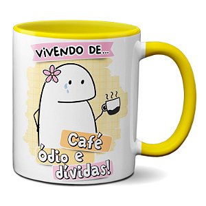 Caneca café florks meme engraçados