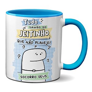 Caneca Flork Meme Tudo Saindo Do Jeito Que Eu Não Planejei