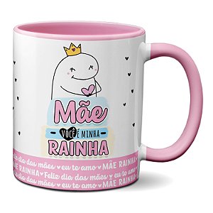 Caneca Flork Mãe Você É Minha Rainha Presente Fofinho