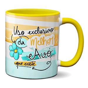 Caneca De Uso Exclusivo Da Melhor Avó Que Existe Presente