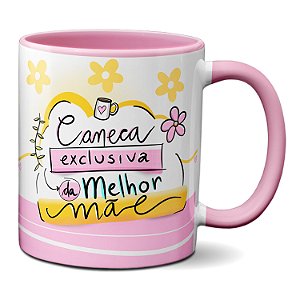 Caneca Exclusiva Da Melhor Mãe Presente Fofo Dia Das Mães