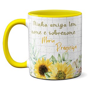 Caneca Minha Amiga Tem Nome E Sobrenome: Maria Preguiça