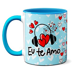 Caneca Namorados Fofos Amor Da Minha Vida Eu Te Amo Presente