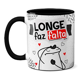 Caneca Flork Namorados Longe Faz Falta... Perto Faz Raiva!