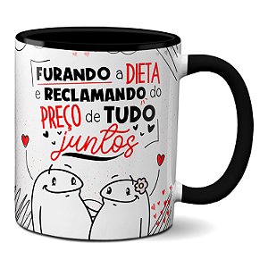 Caneca Flork Saindo Da Dieta E Reclamando De Tudo Juntos