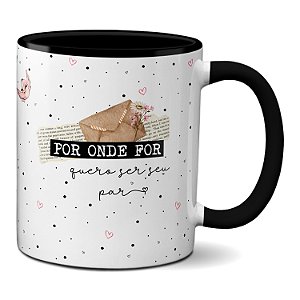 Caneca Fofinha Fusca Por Onde For Quero Ser Seu Par Presente