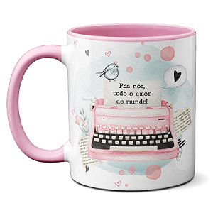 Caneca Declaração De Amor: Tradução Do Que Eu Sinto Por Você