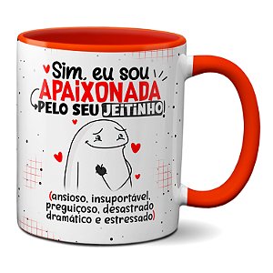 Caneca Namorados Sou Apaixonada Pelo Seu Jeitinho Peculiar
