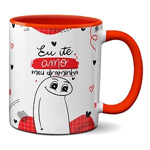 Caneca Flork Namorados Eu Te Amo Meu Draminha Casal Fofo
