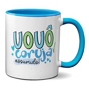 Caneca Feliz Dia Dos Avós Presente Vovô Coruja Assumido!