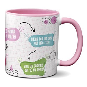 Caneca Dorama Toda Dorameira Presente Criativo K-Drama