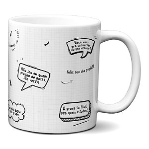Caneca Engraçada Frases de Professores Xícara Divertida