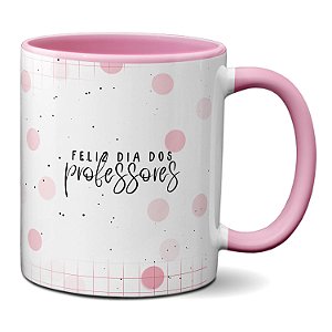Caneca Professora Toca o Coração Xícara Criativa Gratidão
