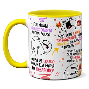 Caneca Fui Na Nutricionista Paródia Música Xícara Criativa
