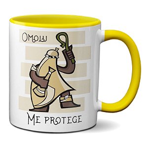 Caneca Omolu Orixá Da Doença e Da Cura Me Protege