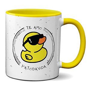 Caneca Patinho Te Amei Por Mil Anos E Te Amarei Por Mais Mil