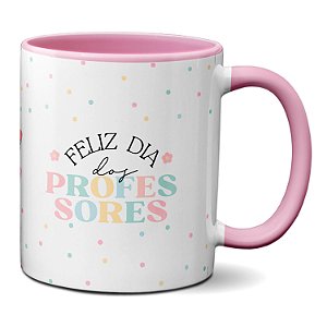 Caneca Feliz dia dos Professores Xícara Criativa Frase