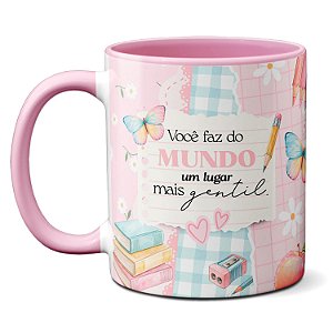 Caneca Obrigado Fazer Um Mundo Gentil Dia Dos Professores