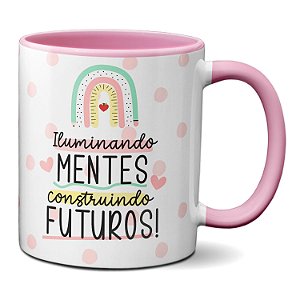 Caneca Professores Iluminando Mentes Construindo Futuros