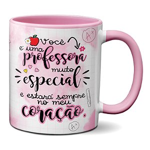 Caneca Para Professora Você é Especial Estará Sempre No Coração