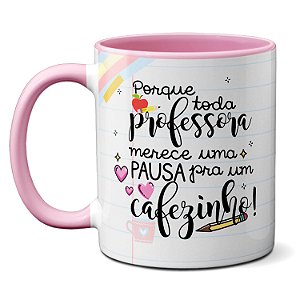 Caneca Engraçada Professora Merece Um Cafezinho Xícara