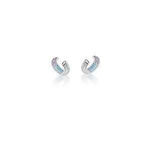Piercing Fake Quatro Fileiras Colorido