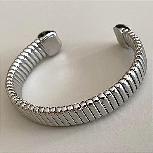Bracelete Malha Ródio Branco
