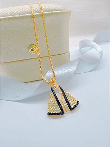 Colar Nossa Senhora Cravejado