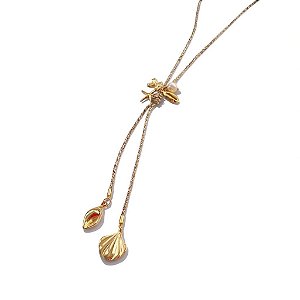 Colar Gravata Mar Dourado