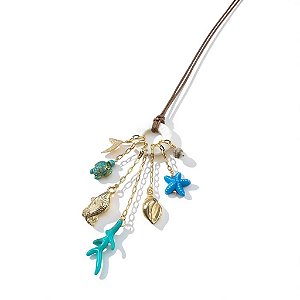 Colar Summer Pingentes Oceano