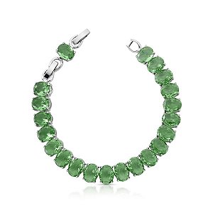Pulseira Riviera Oval Green Light