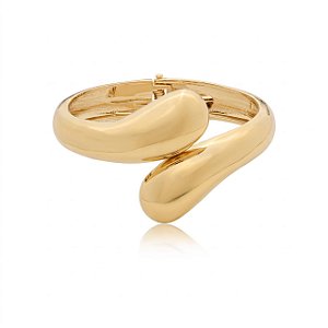 Bracelete Articulado Curvo Ouro 18K
