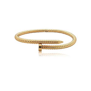 Bracelete Prego Parafuso Ouro 18K