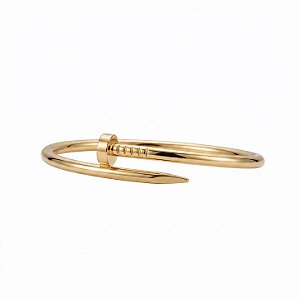 Bracelete Inspiração Cartier Prego Ouro 18K
