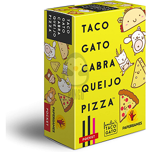 Taco Gato Cabra Queijo Pizza - PaperGames - Jogo Educativo