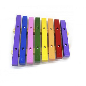 Xilofone Infantil 8 Teclas Madeira - Vibratom -Musicalização