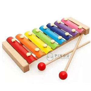 Xilofone Liverpool Infantil -- C/ 8 Notas Colorido