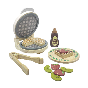 Kit Wafer, da NewArt - Brinquedo de Madeira de Comidinhas