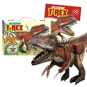 Megadino: T-rex - Happy Books - Dinossauro 3D