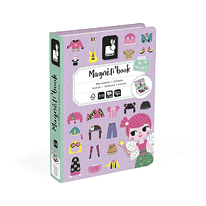 LIVRO MAGNETICO FASHION 54 PECAS